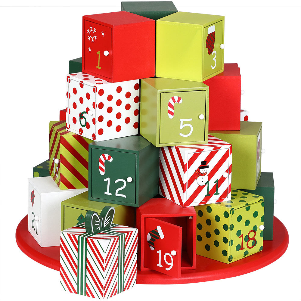 Spielwerk Herbruikbare Adventskalender - Cadeauberg XL 24 Deuren