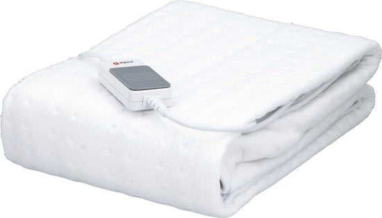 Couverture électrique - Alpina - Couverture chauffante - 3 niveaux - lavable - 1 personne - 150x80cm
