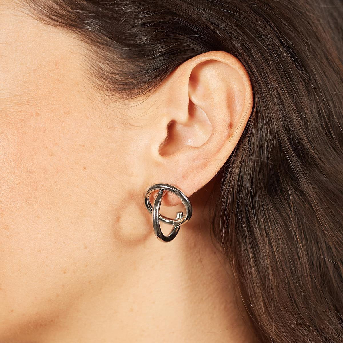 Laura Ferini Boucles d'oreilles femme Mi Manchi Argent - Boucles d'oreilles argent - Boucles d'oreilles femme - Bijoux - Accessoires - Bijoux