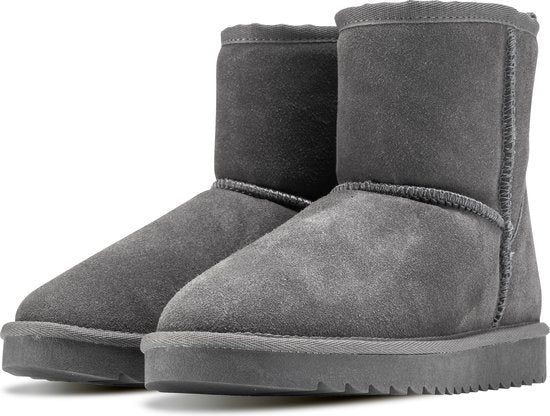 Chaussons Femmes - Comfeet - Antidérapant - Semelle en mousse à mémoire de forme - Taille 42 - Gris