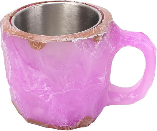 Tasse effet cristal - Mug élégant et original - Rose