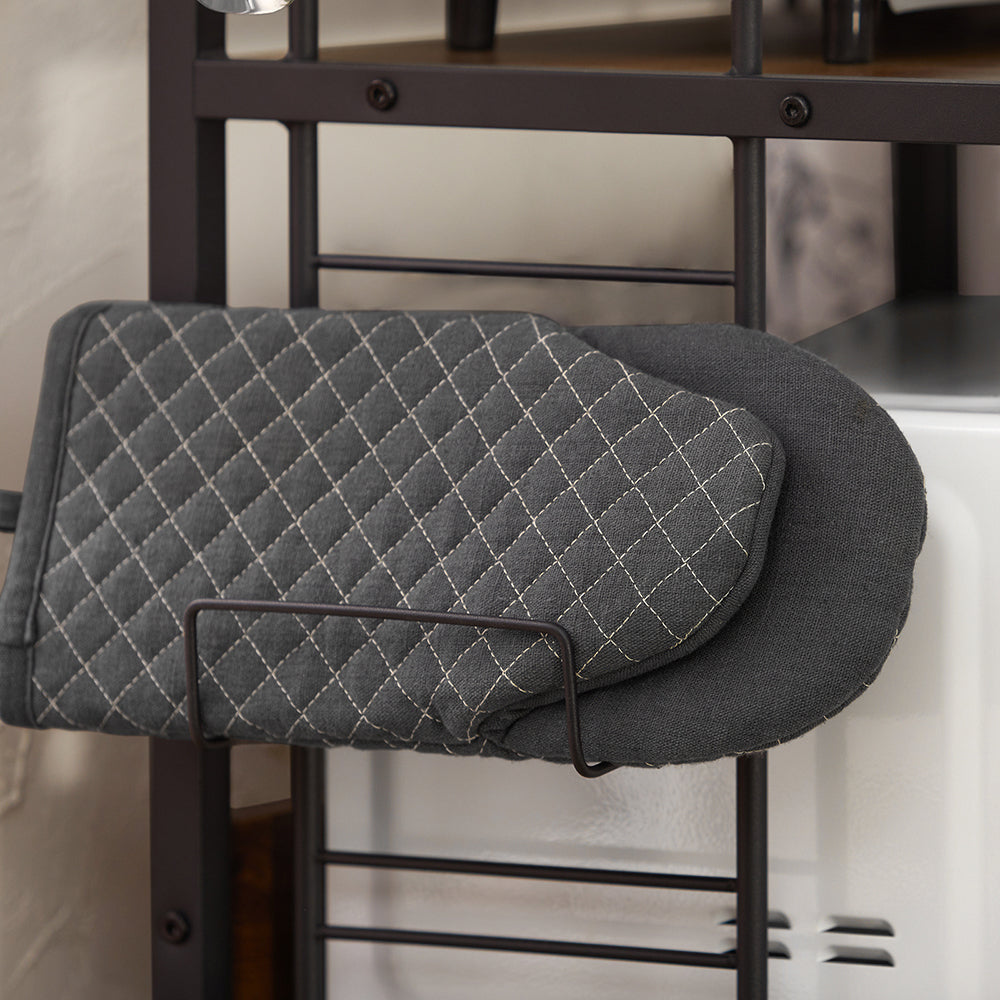 SoBuy Armoire à micro-ondes - 2 couches - 60 x 36 x 72 cm - Capacité de charge de 40 kg