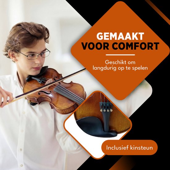 Kit de démarrage pour violon Finesse - avec étui et accessoires - 4/4 - Violon - Paris