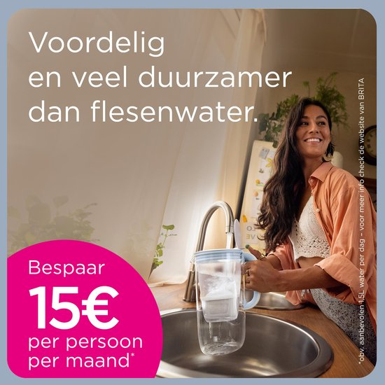 BRITA - Carafe filtrante - Marella XL - 3,5 L - Blanche - avec 1 cartouche filtrante MAXTRA PRO ALL-IN-1