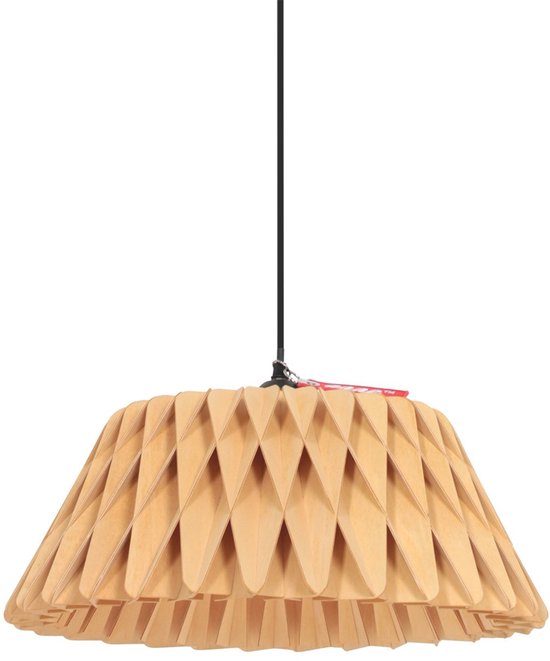 Anne Lighting - suspension - Maze - naturel - bois - Ø 46 cm - E27 - 3490E