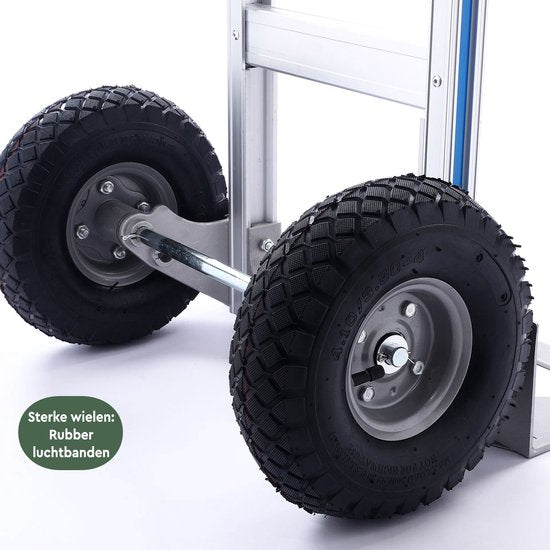 BRASQ Chariot pliable en aluminium - Capacité 250 KG - Chariot de transport - Chariot à plate-forme - Chariot