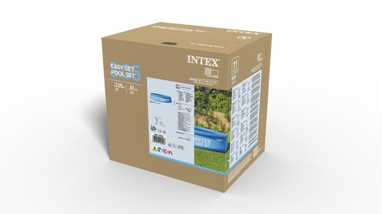 Kit de piscine Intex Easy - Ø 305 x 61 cm - Gonflable - Avec pompe-filtre