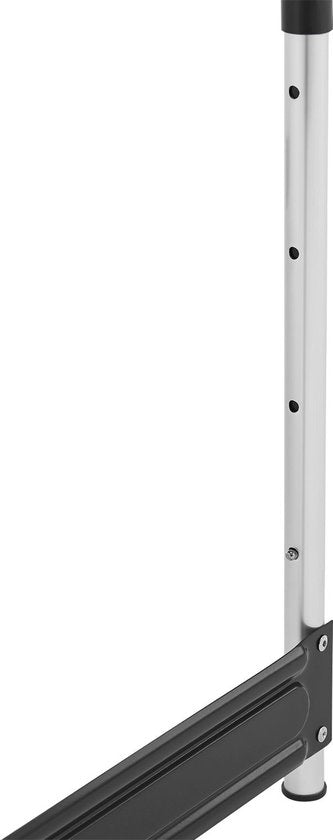 Table pliante en aluminium 3 pièces / Table pliante / Table de camping - Multifonctionnelle - Noir