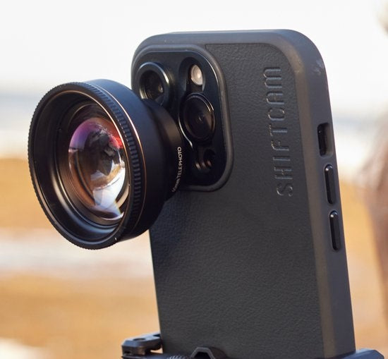 ShiftCam LensUltra 60mm Telephoto - objectif pour smartphone - photographie mobile - puissantes capacités de zoom - zoom optique