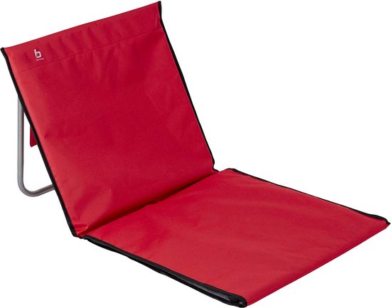 Bo-Camp - Tapis de plage/chaise longue - Lota - Rouge