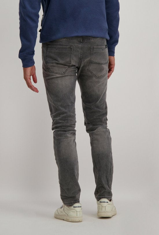 Jeans Homme Cars Newark Slim Fit Grey Used - L32 X L34