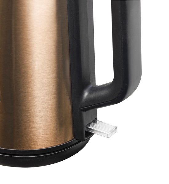 Bouilloire électrique Bestron AWK1000CO - 2 200 W - 1,7 L - Arrêt automatique - Cuivre - Garantie 5 ans