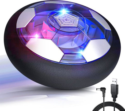 Tech Essentials Hover Ball - 18cm - Led Lighting - Rechargeable - Hover - Soft Indoor Football - Indoor Air Toy Ball - Kids