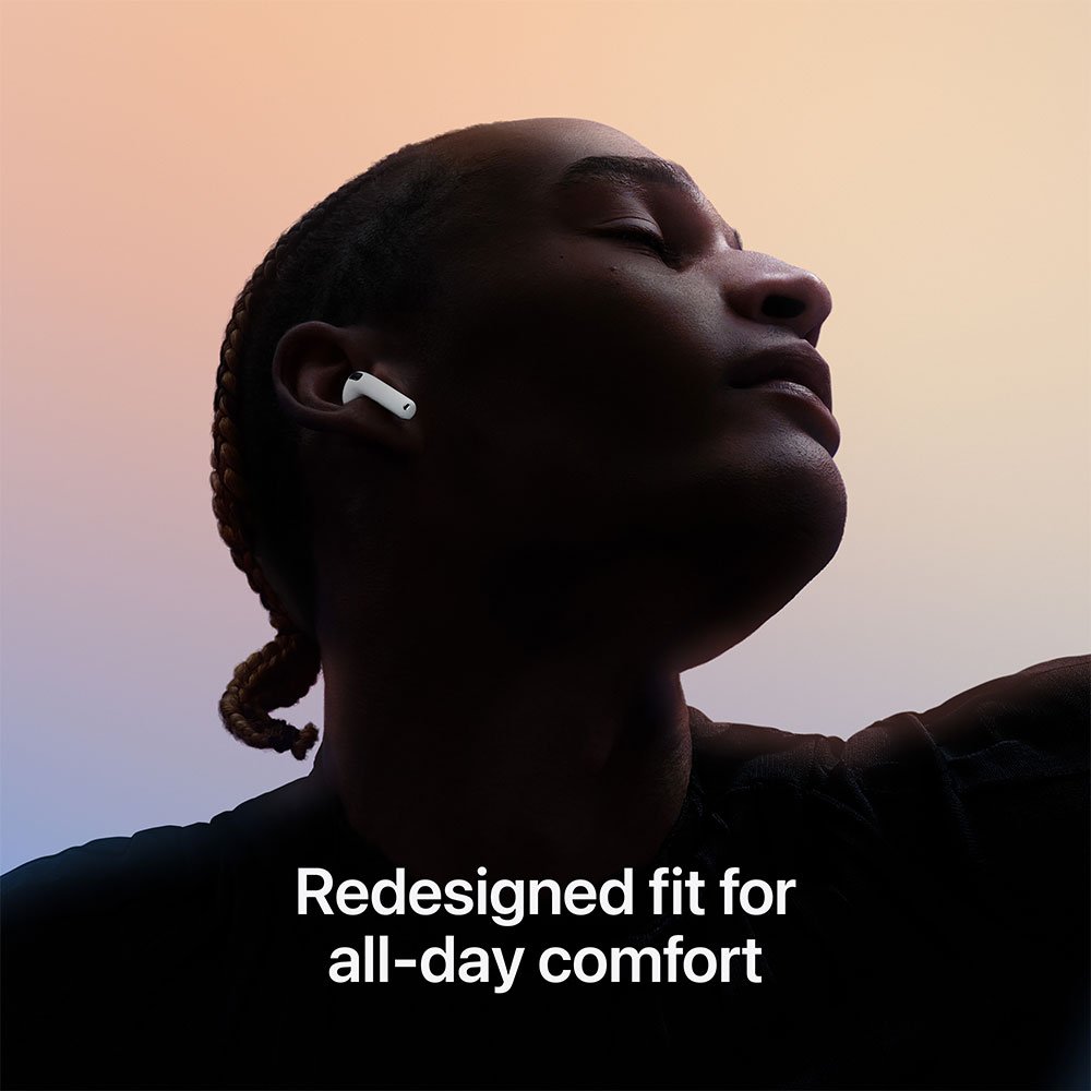 Apple AirPods 4ème génération avec annulation active du bruit - USB-C - blanc