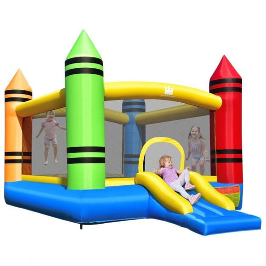 Coast Bouncy Castle Multicolor - Château gonflable avec toboggan et balles - 350 x 273 x 226 cm