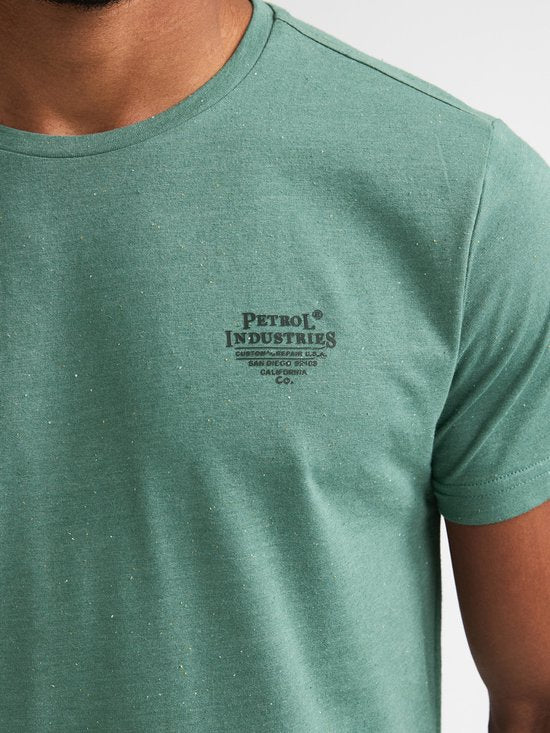 Petrol Industries - T-shirt pour homme avec logo Cosmos - Vert - Taille XXXL