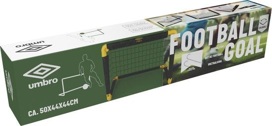 But de football - Umbro - But de football pliable - 50 x 44 x 44cm - Noir/Jaune
