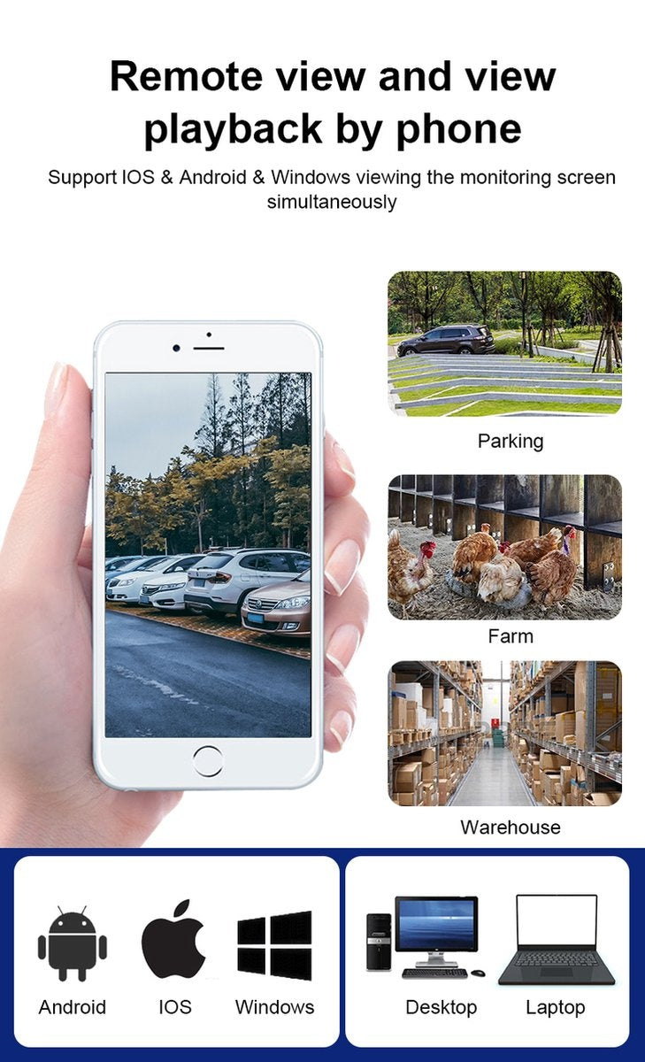 Fuegobird Y17 Smart Waterproof IP66 IP camera - outdoor - rotate and tilt - Support 2.4G/5G WIFI - 3MP - PTZ IP Camera