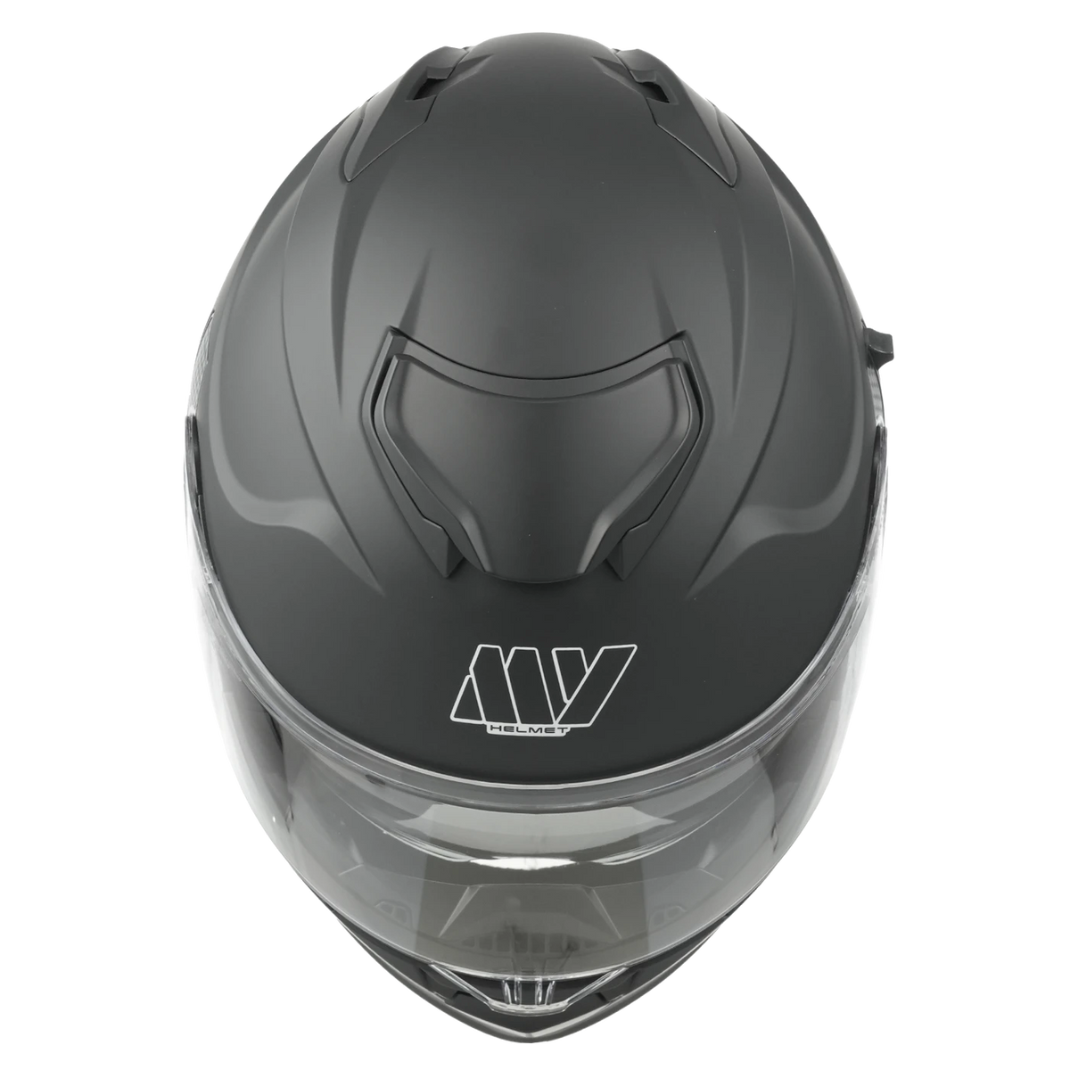 Casque moto à visière relevable MY Flip-Up – Certifié ECE 22.06 – Taille M – Noir mat et argent – ABS