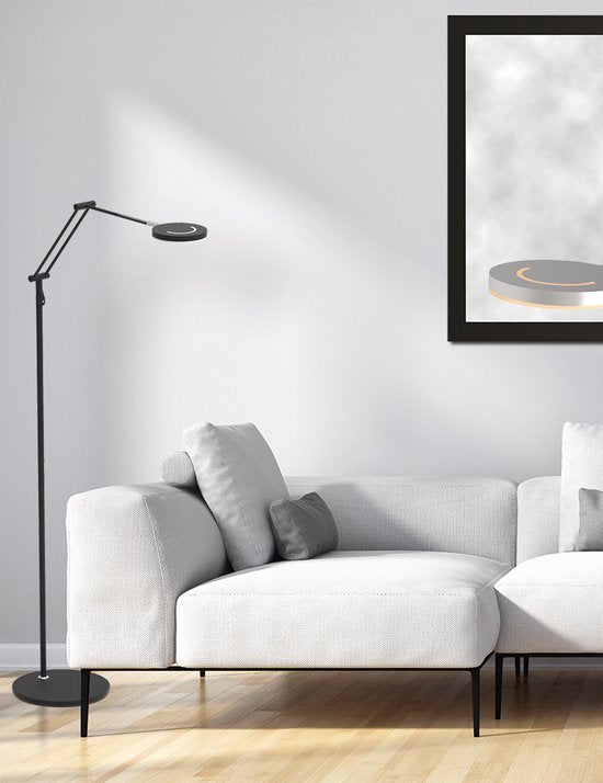 Steinhauer - lampadaire - Soleil - noir - plastique et métal - lampe design - LED - 3257ZW