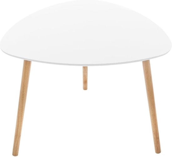 Lot de 3 tables basses Atmosphera Créateur d'intérieur® - table basse - blanc - bois - chêne - salon