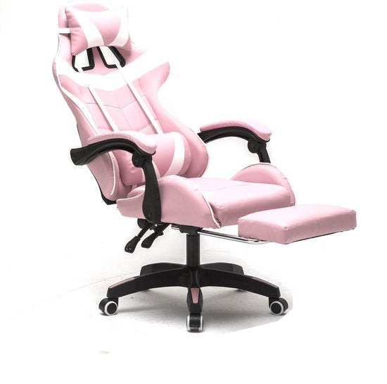 Chaise de jeu VDD avec repose-pieds - Rose