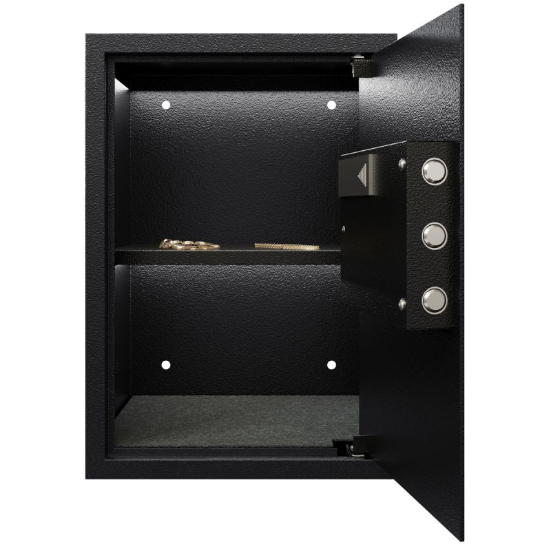 Auronic Coffre-fort électronique extra-large - 54L - Acier - Noir
