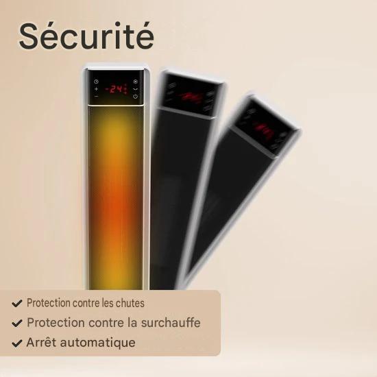 Fourneau électrique Auronic - Fourneau en céramique - Fourneau à tour - 2000W - Blanc