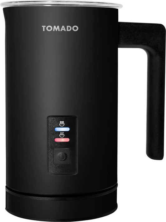 Tomado TMF1201B - Mousseur à lait électrique - Moussage à chaud et à froid - Chauffage - Préparation de cappuccino - Noir mat