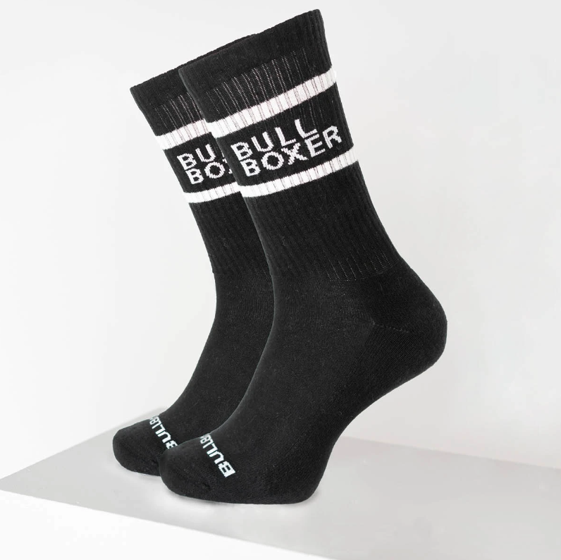 Chaussettes Bullboxer Hommes Noires - Lot de 2 (Taille 35-38)