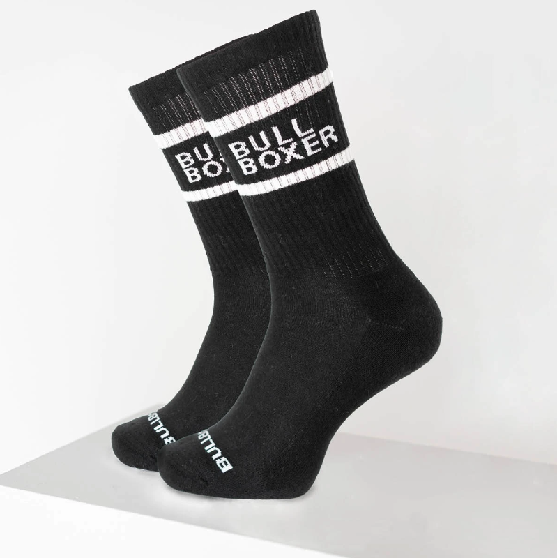 Chaussettes Bullboxer Hommes 2-pack Noir/Noir Taille 39-42