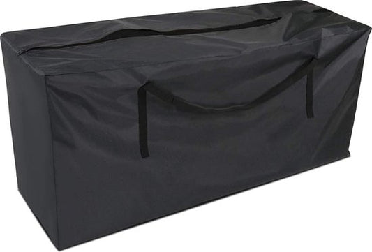 Sac de rangement pour coussins de jardin - Noir - 173 x 76 x 51 cm - Sac de rangement pour coussins de meubles de jardin - Sac de rangement pour coussins de chaises de jardin - Sac de rangement pour coussins d'ensembles de jardin