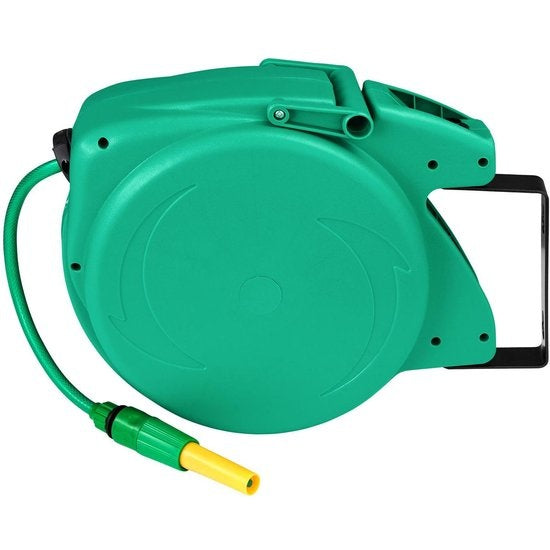 TecTake - Enrouleur de jardin 10 mètres - Enrouleur - vert - 402761