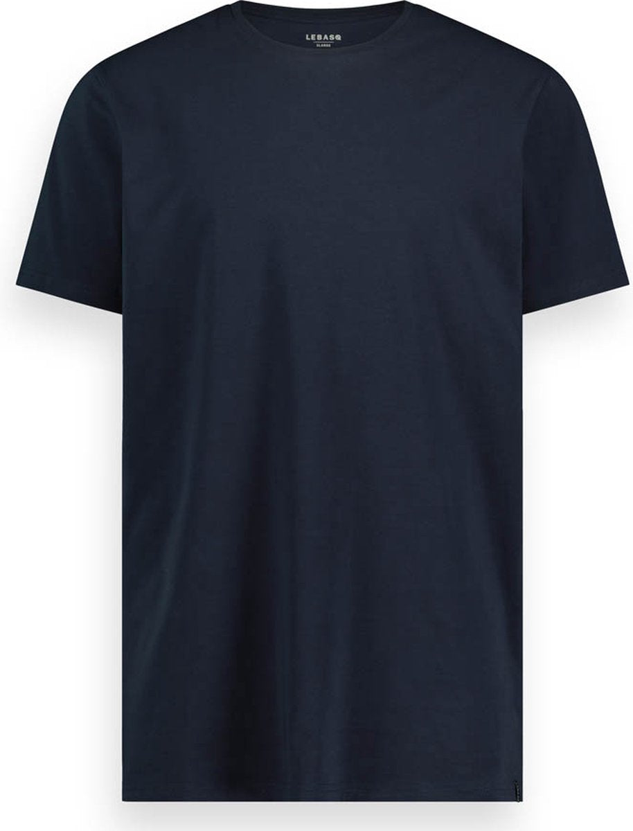 LebasQ T-shirt 3-Pack - Coupe régulière, coton extensible - Noir - Taille M