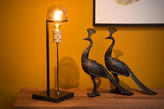 Lucide OTTELIEN - Lampe de table - 1xE27 - Noir