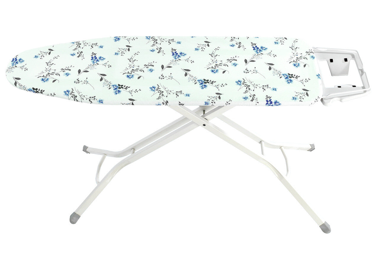 Housse de planche à repasser Wenko Floral Bleu 130 x 50 cm