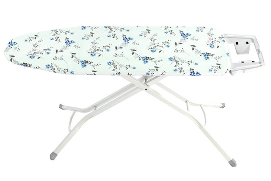 Housse de planche à repasser Wenko Floral Bleu 130 x 50 cm