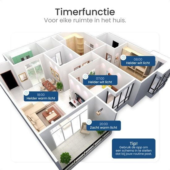 Gologi Smart Ceiling Lamp Black - Plafonniers - LED RGB - Industriel - Plafonnier - Chambre à coucher et salon - Plafonnier noir - 30cm