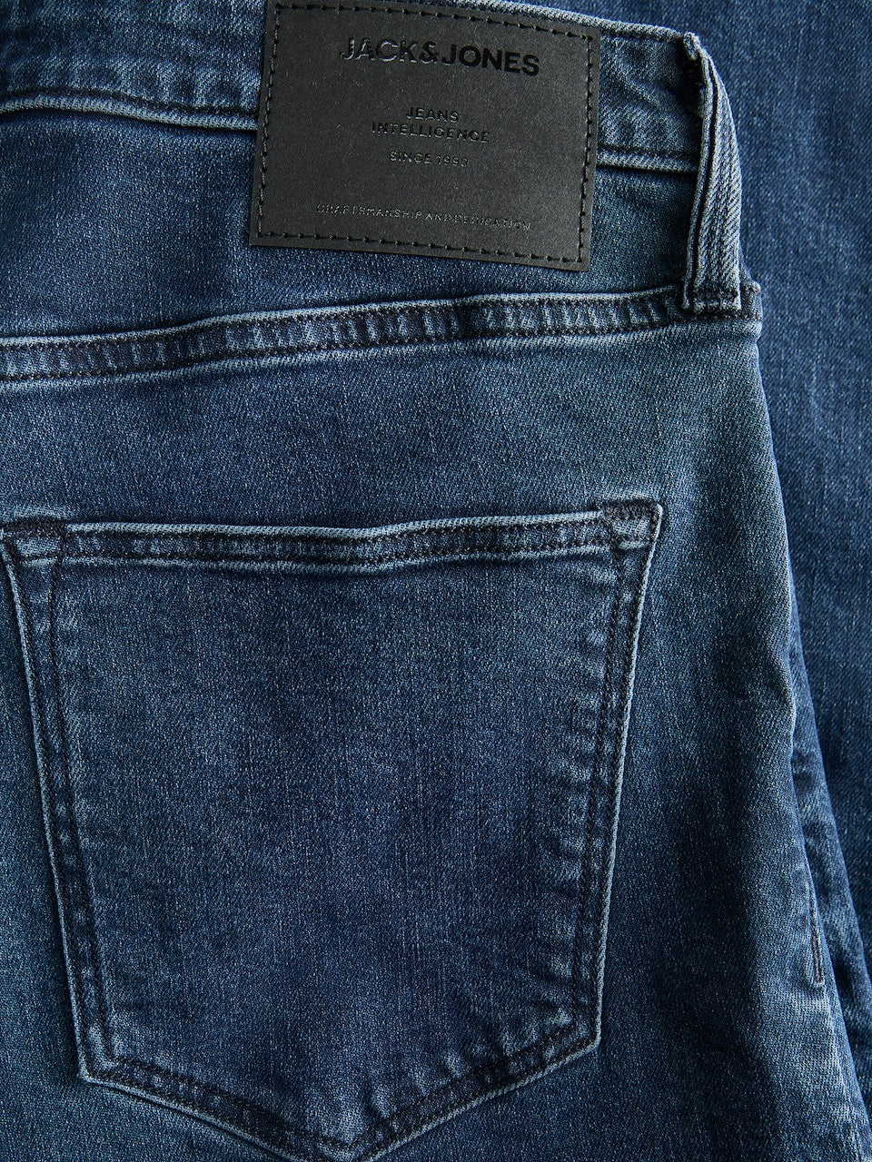 JACK & JONES Jean slim JJIGLENN JJEVAN Denim bleu W29-L34