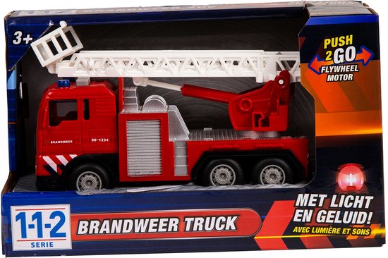112 Camion de pompiers 1:32 avec son et lumière