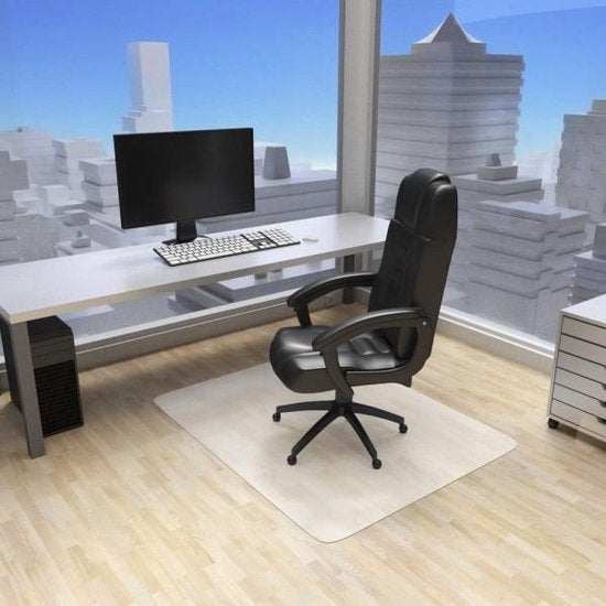 Tectake - Tapis de protection du sol 150 x 120 cm - pour chaises de bureau 401697