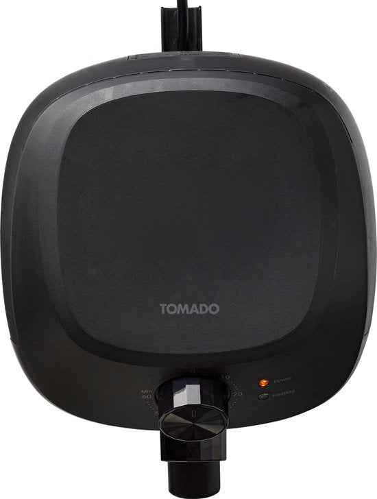 Tomado TAF2001B - Mini Airfryer - Capacité de 2 litres - Pour 1 ou 2 personnes - Petite friteuse à air chaud - Sans PFAS - Noir
