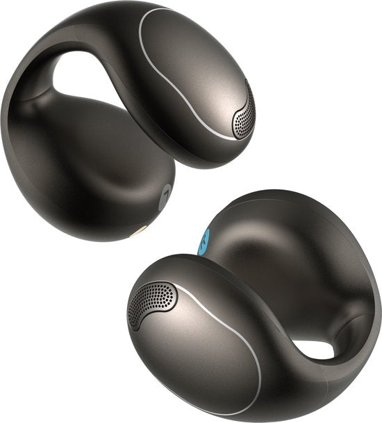 soundcore by Anker C40i Wireless Open-Ear Earbuds Black - Ecouteurs - clip-on, articulation flexible, boutons de contrôle, confort léger, maintien stable grâce aux poignées amovibles, haut-parleurs étendus pour un son clair.