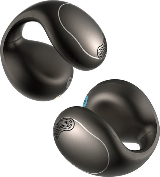 soundcore by Anker C40i Wireless Open-Ear Earbuds Black - Ecouteurs - clip-on, articulation flexible, boutons de contrôle, confort léger, maintien stable grâce aux poignées amovibles, haut-parleurs étendus pour un son clair.
