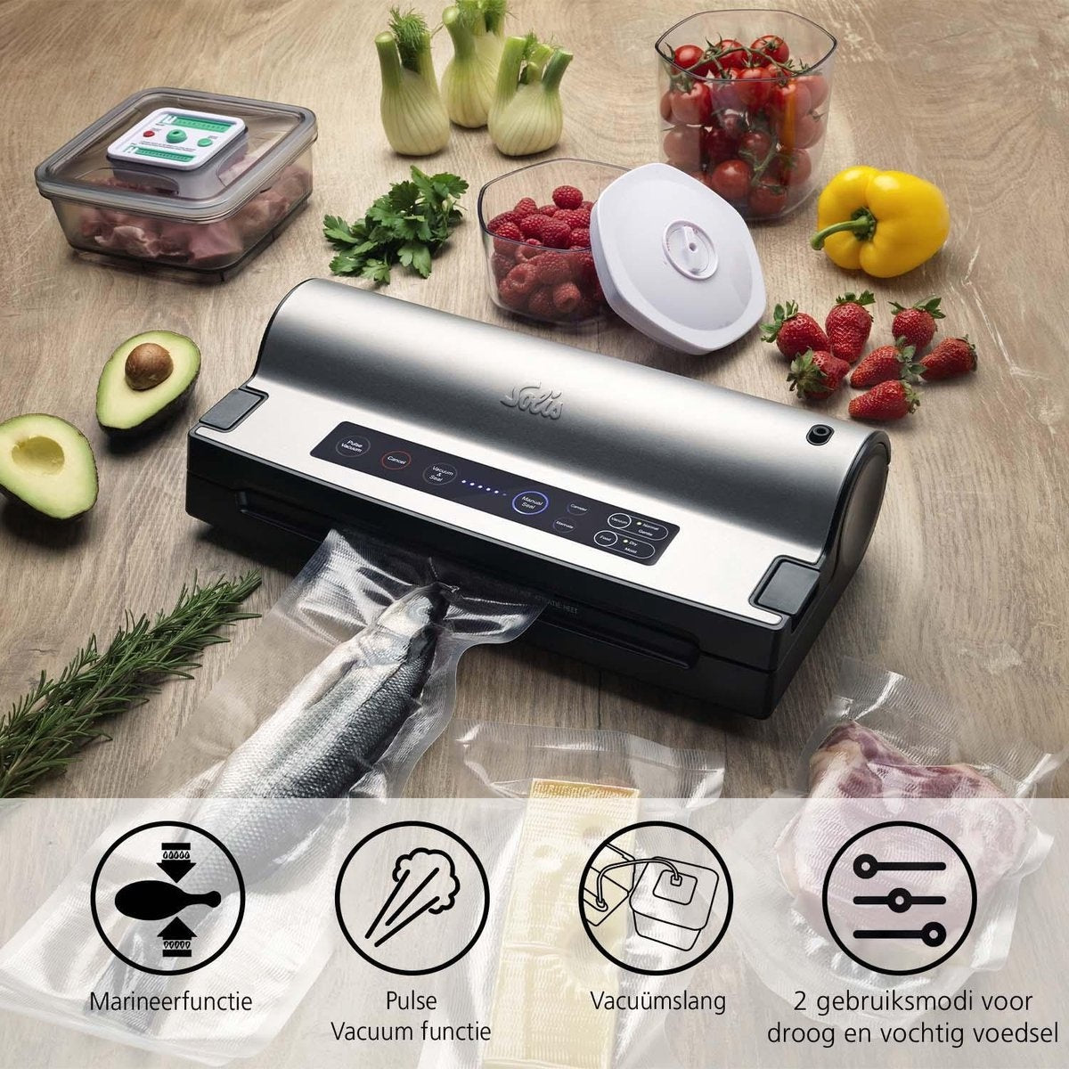Machine à emballer sous vide - Solis Vac Prestige 575 - Gris