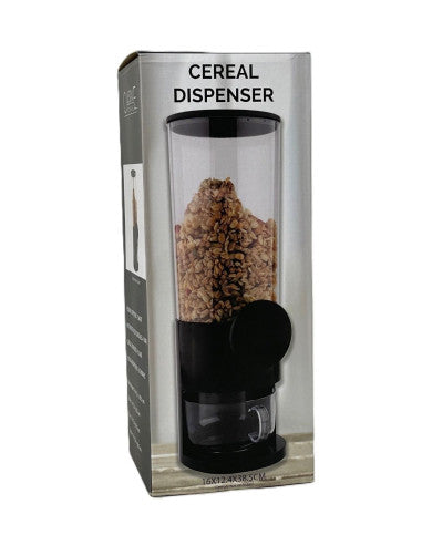 bonavenda Distributeur de nourriture - Pour nourriture sèche - 2,25 litres - 16 x 12,4 x 38,5 cm - Noir