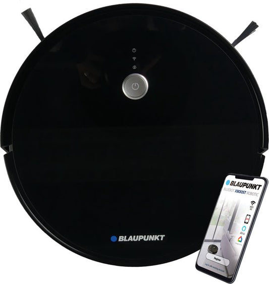Blaupunkt Bluebot XBOOST BPK-VCBB1XB - Robot aspirateur avec fonction de nettoyage - Station de charge - Fonction d'aspiration turbo