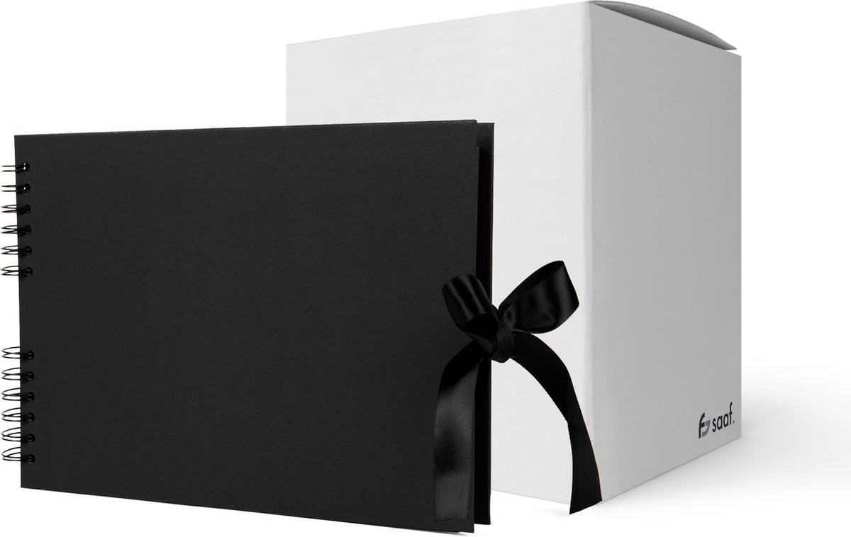 Saaf Scrapbook set - Accessoires inclus - Scrapbooking scrapbooking - Livre photo / Livre d'or - Noir