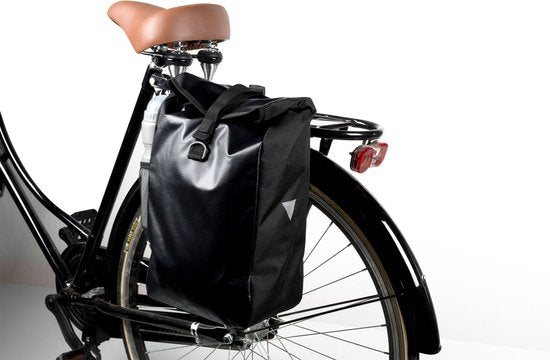 Sac à dos de vélo Dunlop 4-en-1 imperméable - Sac de vélo / sac à dos - 16 L - Sac à main ou sac à bandoulière - Noir / Rouge / Bleu