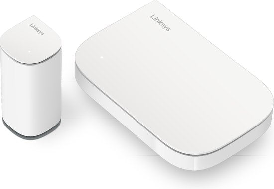 Linksys Velop Micro Mesh 6 - Routeur - WiFi 6 - Dual-band - Mesh WiFi - 3000 Mbps - 2-pack - Blanc